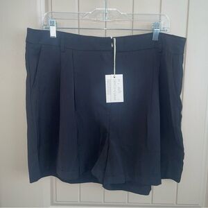 Chic Black High Waist Women's Shorts